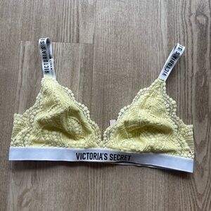 Victoria’s Secret yellow lace bralette